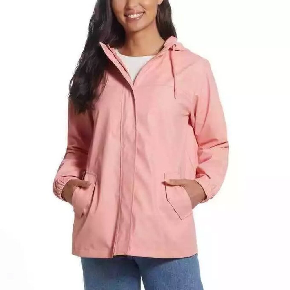 Weatherproof Vintage ladies ‎ Hooded Rain Slicker